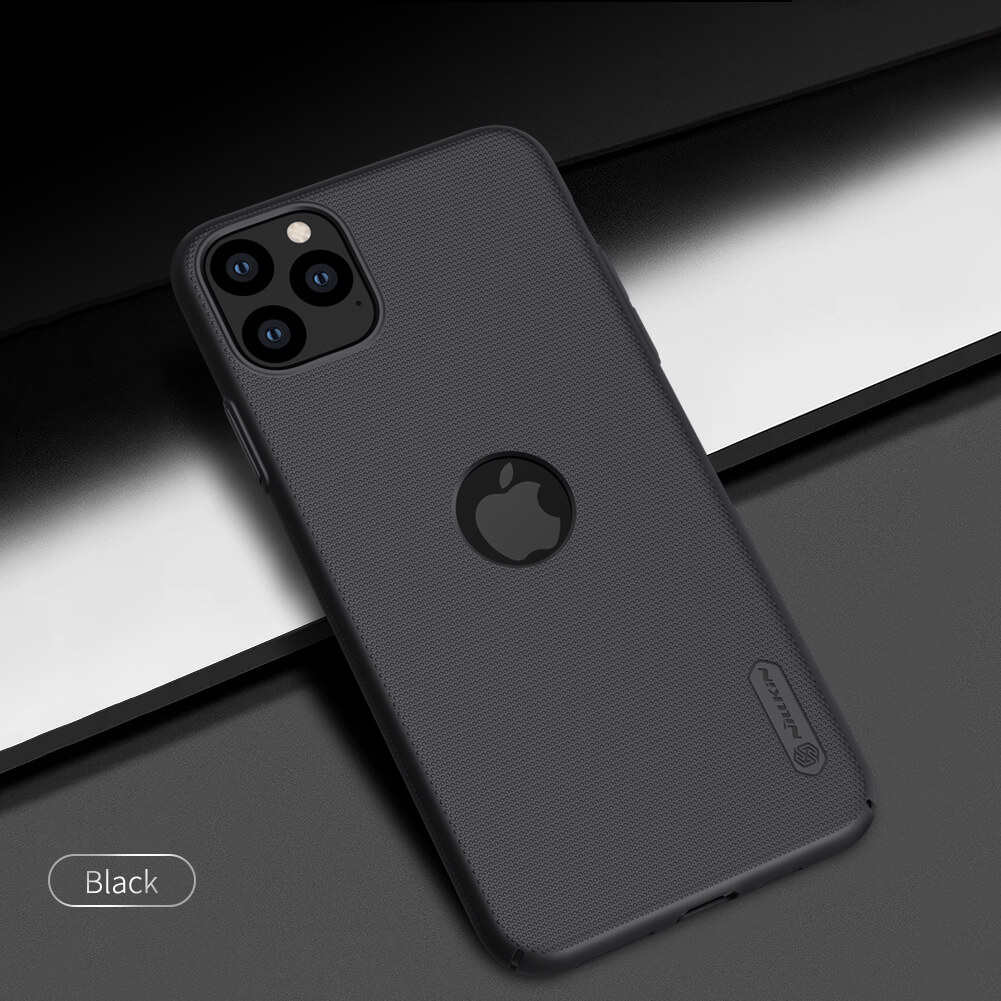 Nillkin ( iPhone 11 Pro Max ) Super Frosted Shield Hard Case / Nillkin Back Case / Nillkin Case / Nillkin Cover For Apple Iphone 11 Pro Max  - Black. 