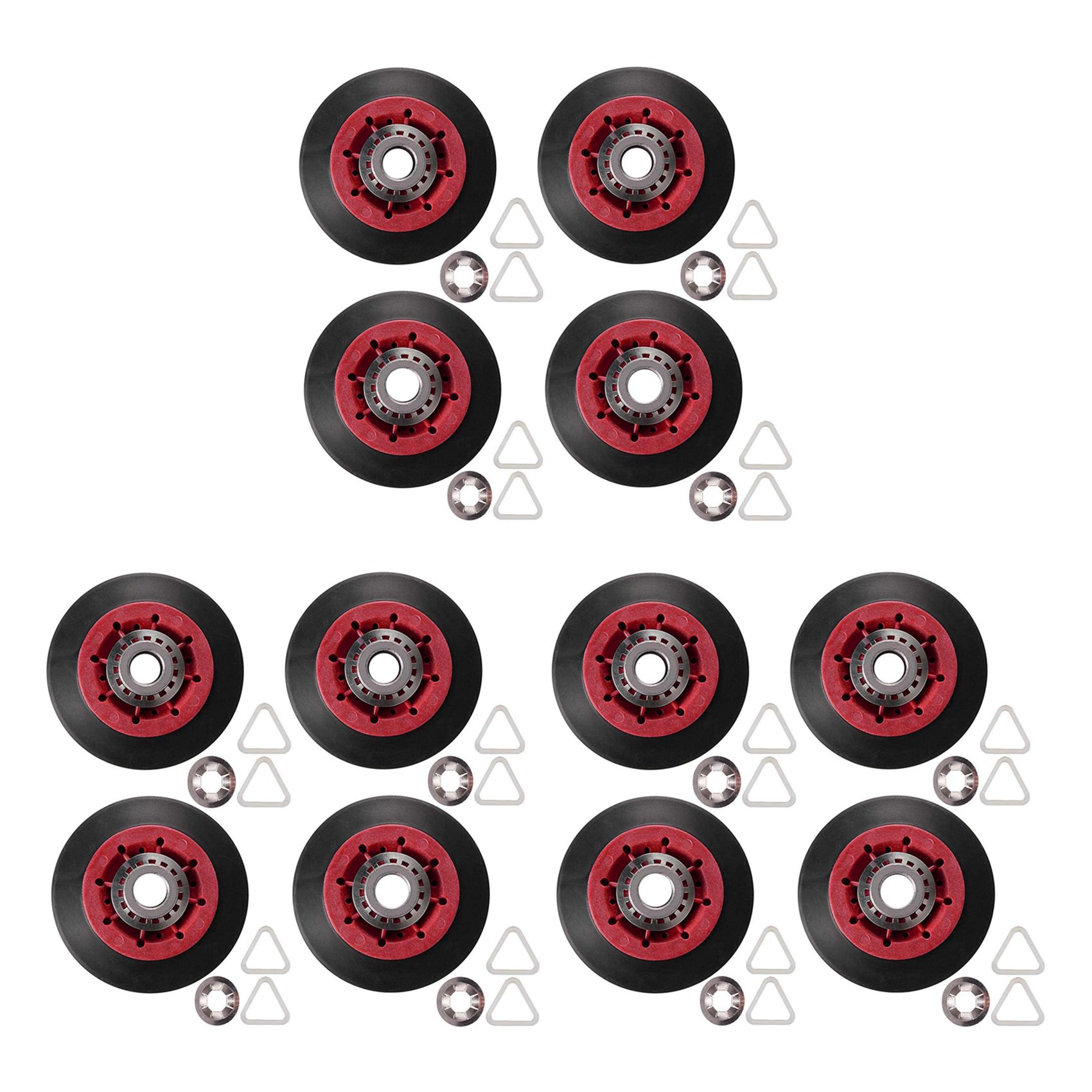 4PCS 8536974 Dryer Drum Roller Fit for Whirlpool, Kenmore - 8536974