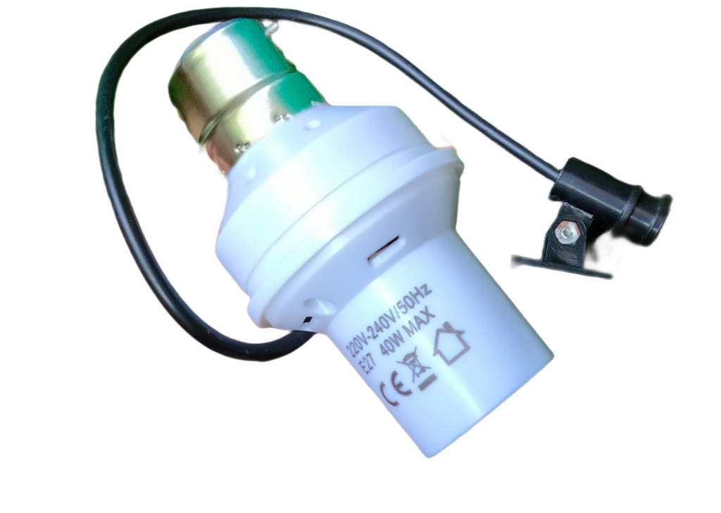 Auto On Off Street Light Sensor lamp holder B22 light control Photo ...