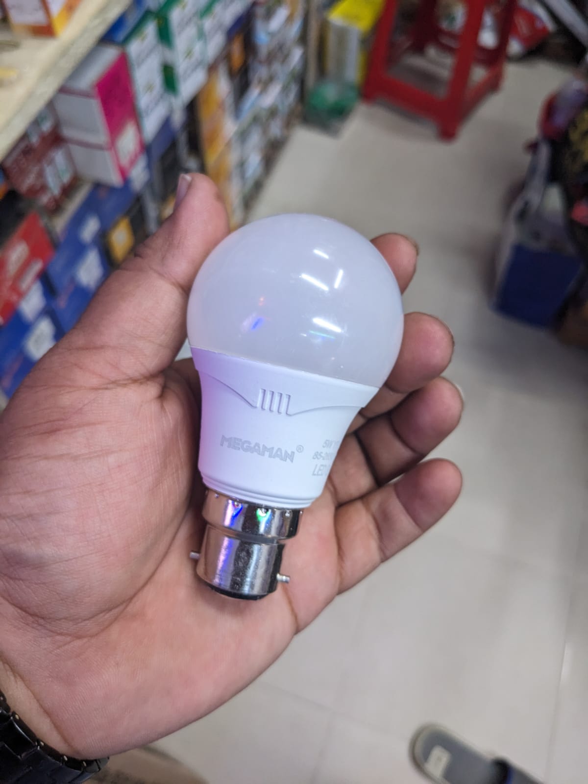 Vibrant Quality - Versatile - MEGAMAN 5W LED Bulb - Tremendously Adaptable and flexible - Suggesting Enduring Appeal - Must Own. 