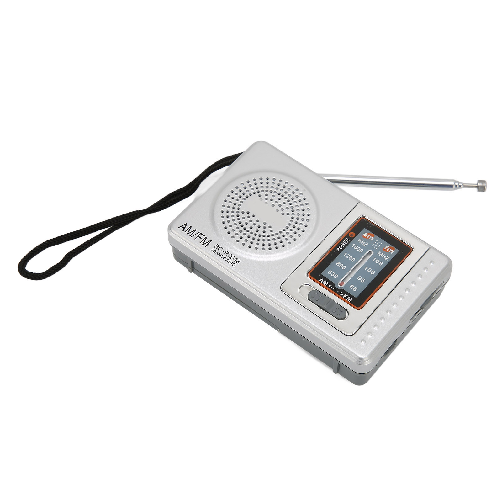 Portable Radio DSP Chip AM FM Transistor Radio with Built in Speaker for Home Travel Entertainment Work Emergency