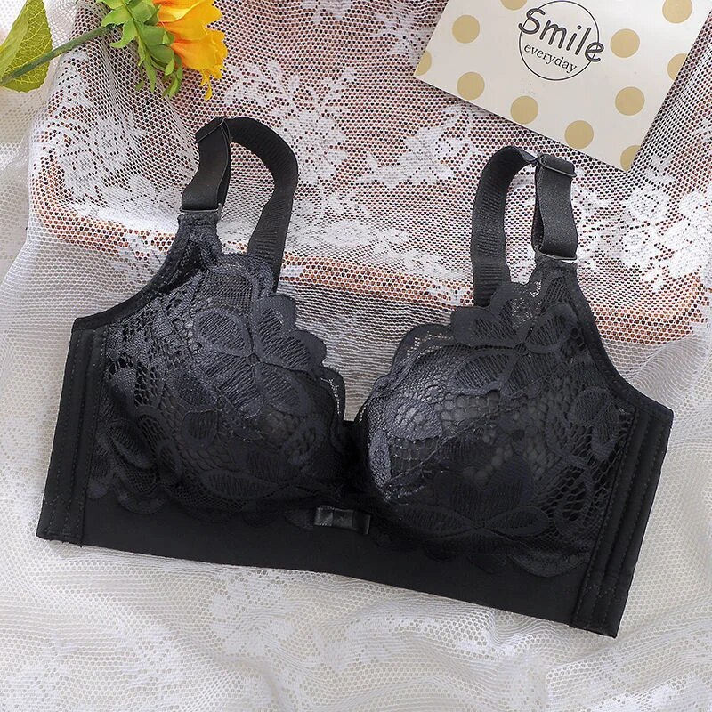 Midnite StarThickened Extra Thick 12cm Small Chest Flat Chest Gathered Bra No Steel Ring Extra Thick 8cm Bra Closed Breast. 