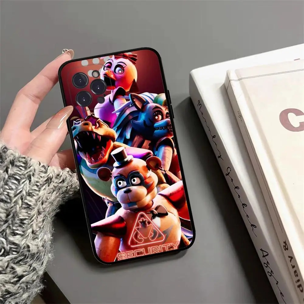 FNAF Five-Nights-At-Freddys Phone Case For IPhone 15 14 13 12 Mini 11 Pro XS Max X XR SE 6 7 8 Plus Soft Silicone Cover. 