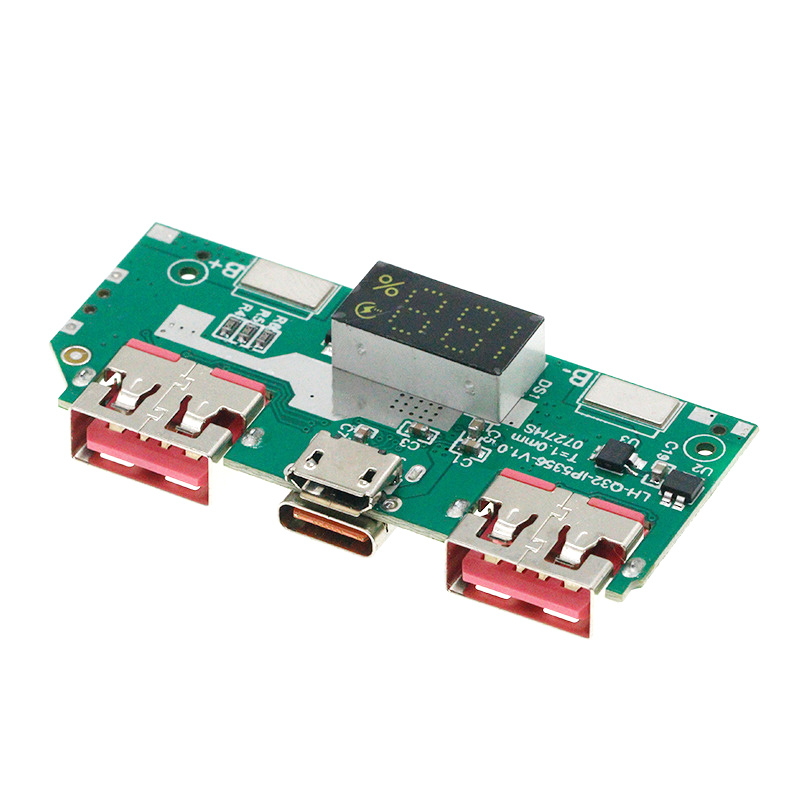 5V 3A Lithium Battery Digital Display Fast Charging Bank Module IP5356 TYPE-C Micro USB Mobile Power Motherboard Jessica. 