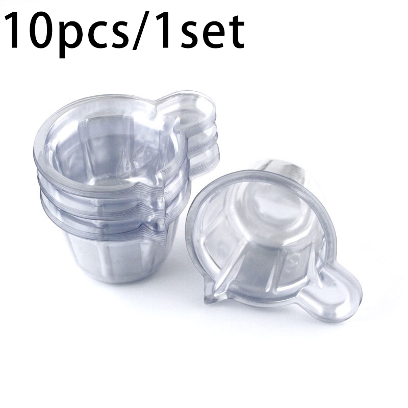 10Pcs/Set 40Ml Disposable Liquid Cup Plastic Measuring Cups Used For Liquid Measuring Mixing Container Cups. 