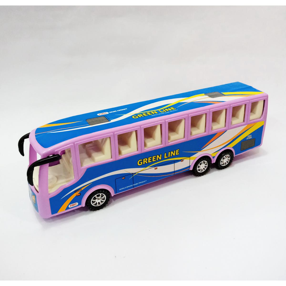 green bus toy