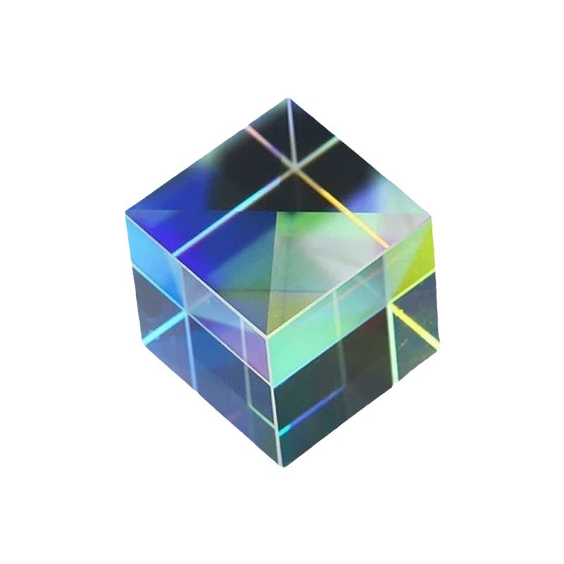 Sun Catcher Chromatic Prism Light Cube Six-sided Polished Cube Rubik's Cube Glass Source Manufacturer. 