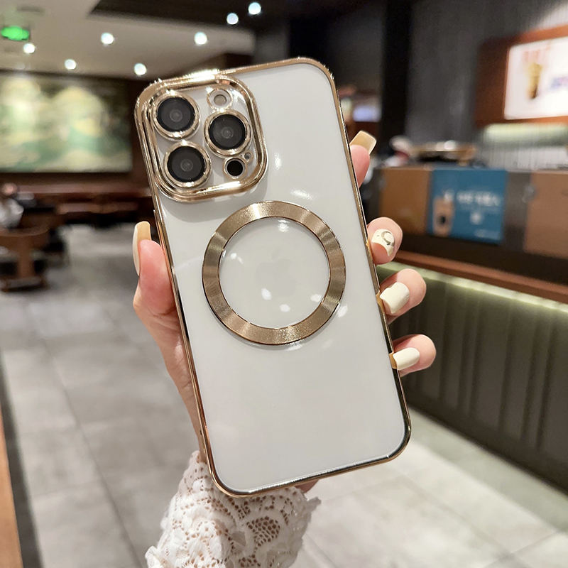 iPhone 14/ iPhone Plus High Quality New Magnetic Electroplated Phone Case. 