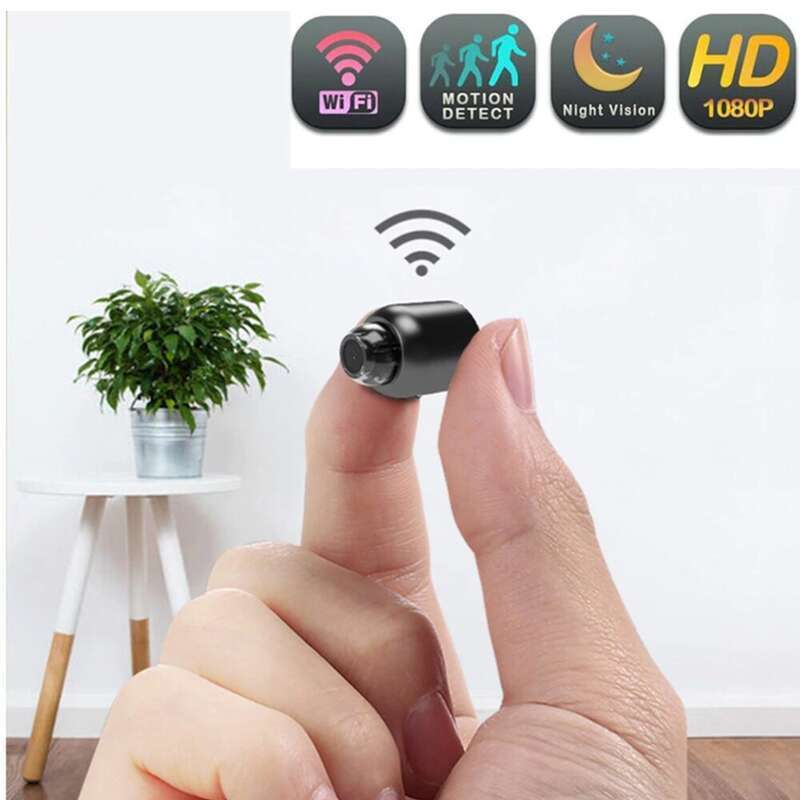 KEBIDU Mini Camera 1080P High Definition WIFI Surveillance Security Night Vision Motion Detect Camcorder Baby Monitor Wireless. 