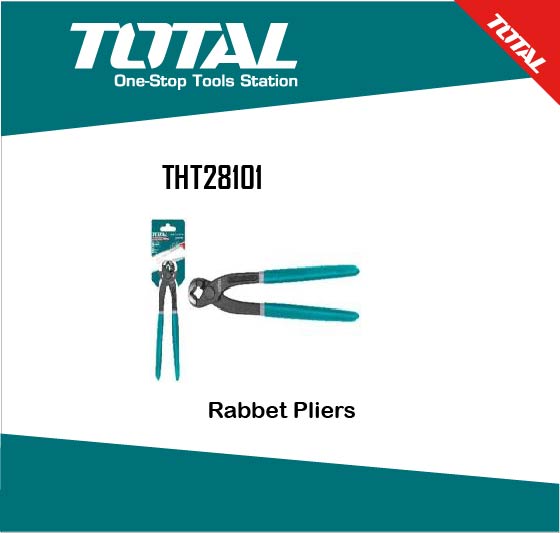 Rabbet Pliers 10" INDUSTRIAL TOTAL-THT28101