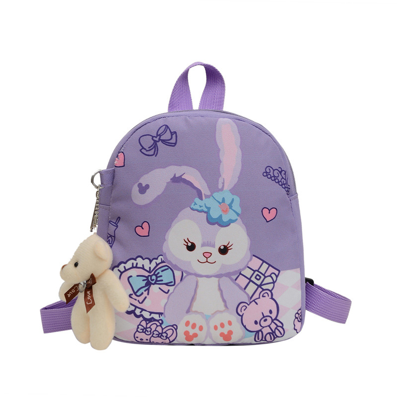 New Cartoon Bear School Bag for Boys and Girls 2-7 Years Old Kindergarten Baby Backpack Cute Creative Lightweight Backpack. 
