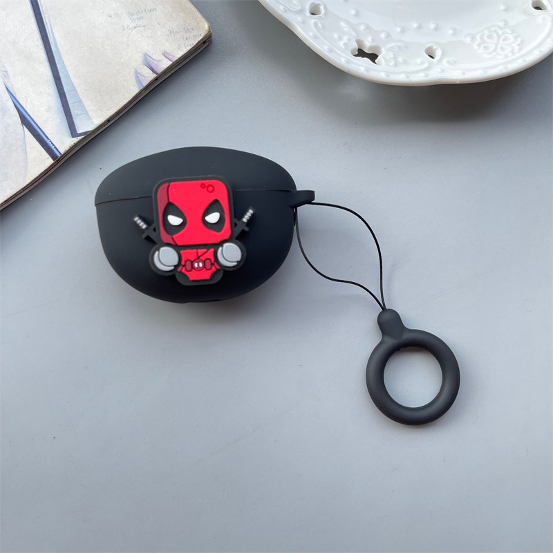 Applicable VIVO TWS2/ 2E Protective Case Real Wireless Bluetooth Headset Silicone Soft Shell Trendy Brand Personalized Cartoon. 