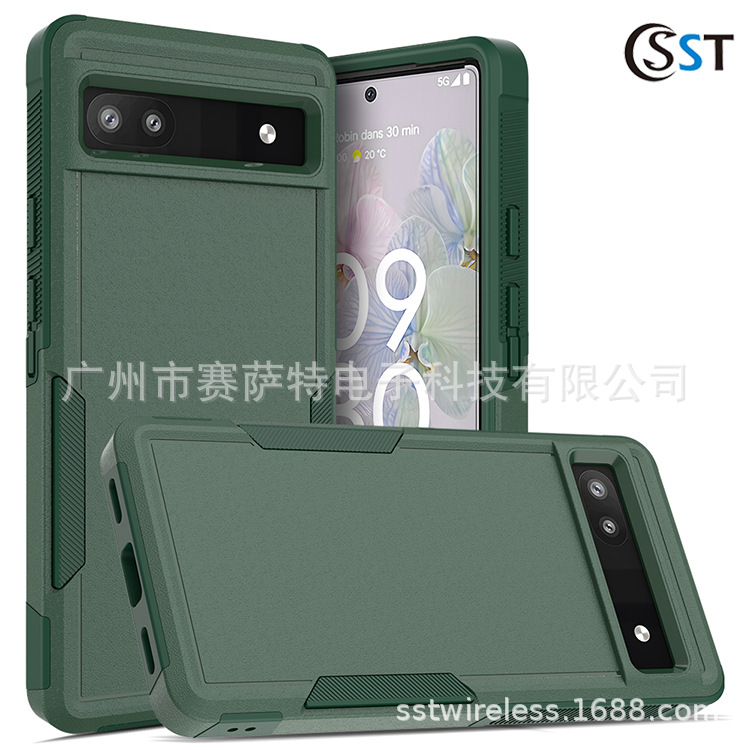 [autismaut] Applicable to Google Google pixel 6a Mobile Phone Protective Case Neutral Commuter Two-in-One pexel 7 pro. 