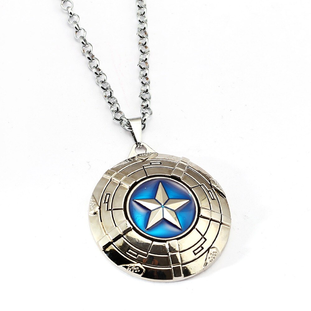 【VisioN Shop】4 colors Captain Necklace Rotatable Stainless Steel Necklaces Gift Accessories. 