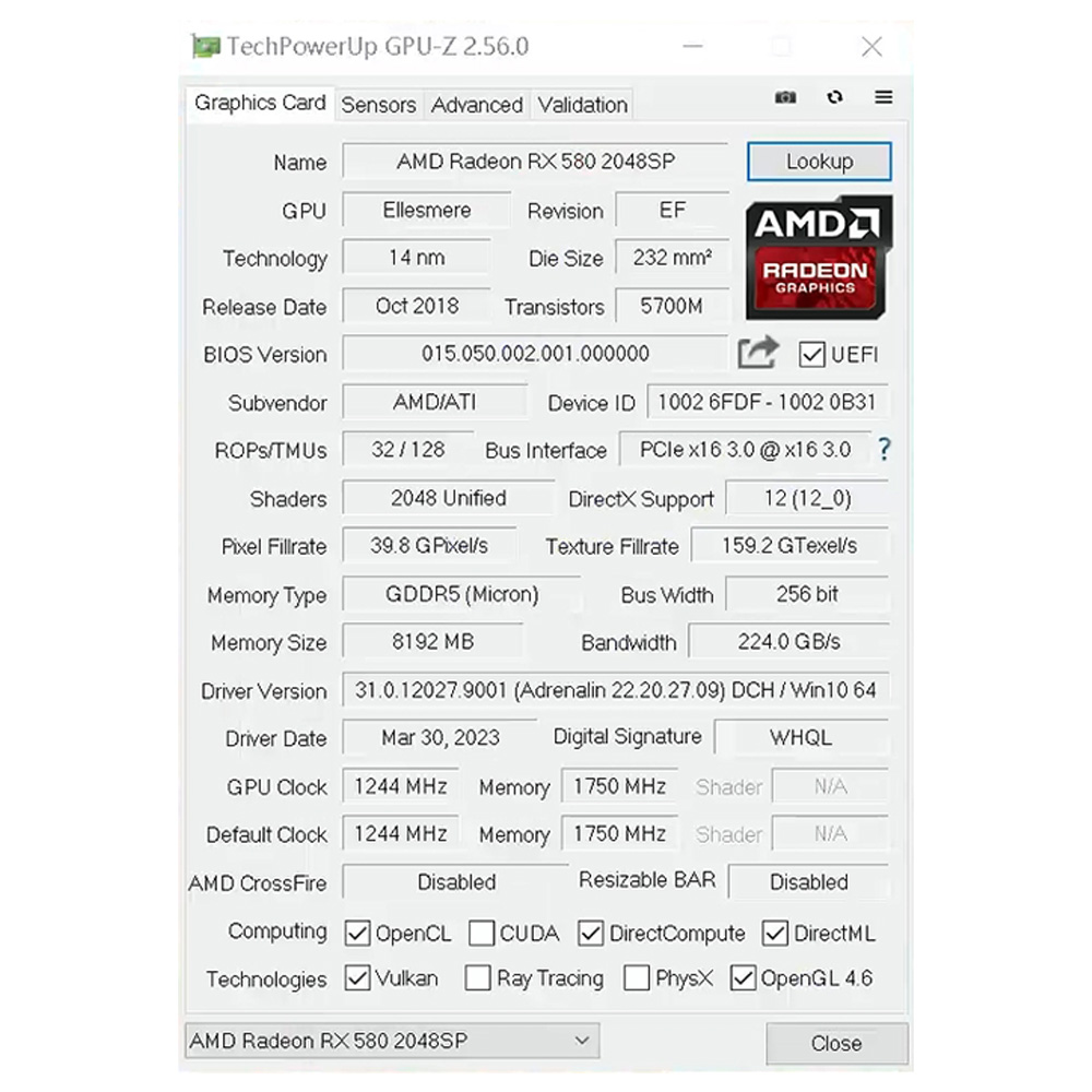 MAXSUN AMD RX580 8GB Graphics Card GDDR5 256Bit 2048SP HDMI+DP+DVI Gaming Video Cards Desktop Computer component Full New RX 580. 