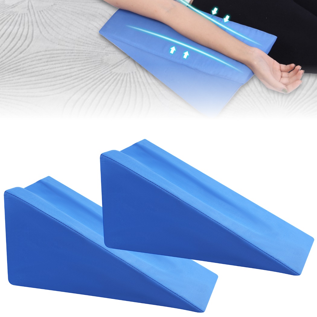 Arm Elevator Pillow Soft Foam Elbow Support Pillow For Bed Sores Ergonomic Arm Rest Wedge Pillow Arm Support Sponge For Sleeping. 
