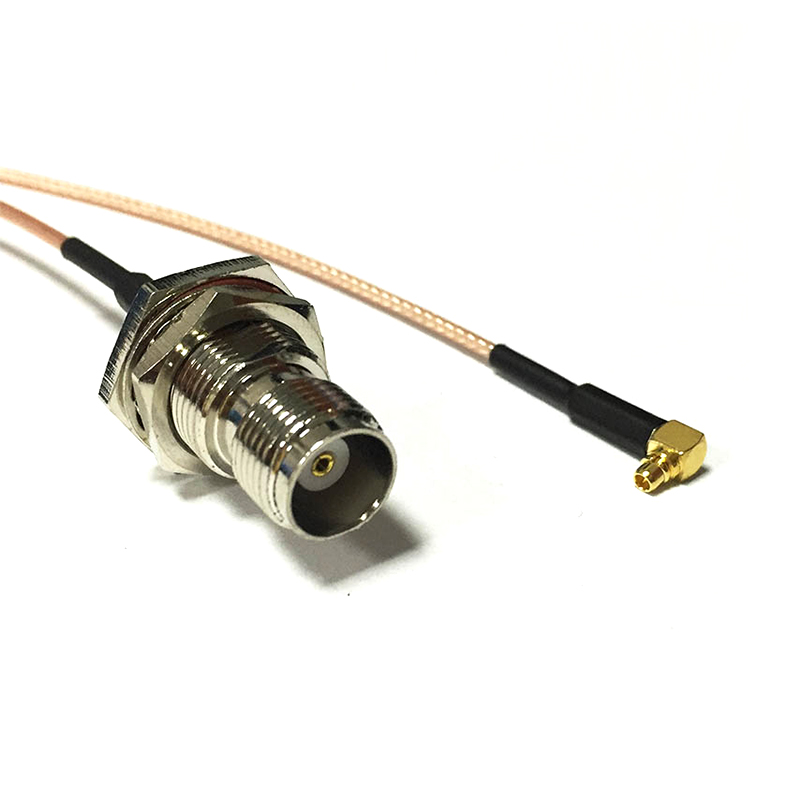TNC Nut Switch MMCX Male Right Angle Pigtail Cabrelaxle RG316 Wholesale Fast Ship 15CM for WIFI Modem. 