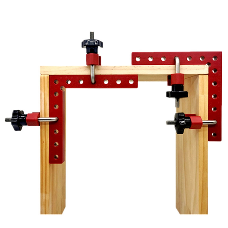 3 Pieces of 120Mm Woodworking Right-Angle Fixture Set Right-Angle Fixing Clamp L-Shaped Auxiliary Fixture. 