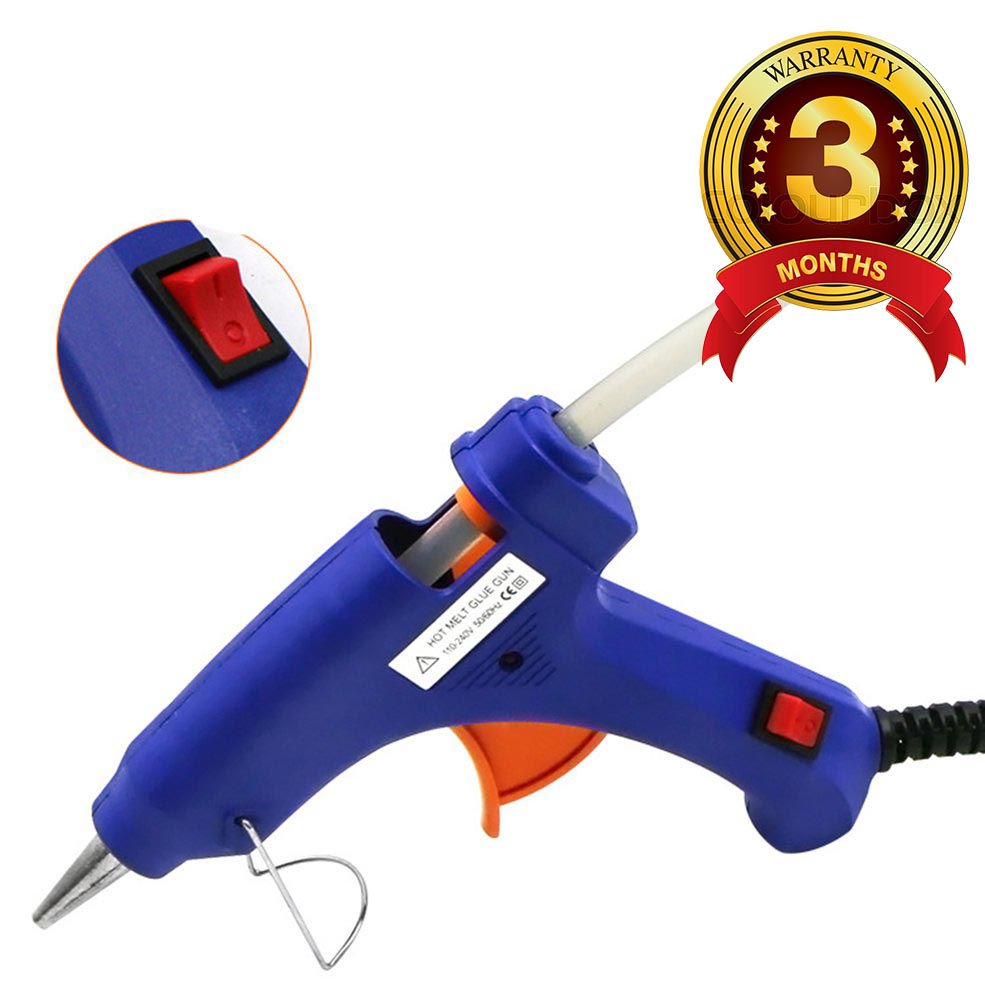 Glue gun 20 watt with 3 Pieces Glue Stick. 