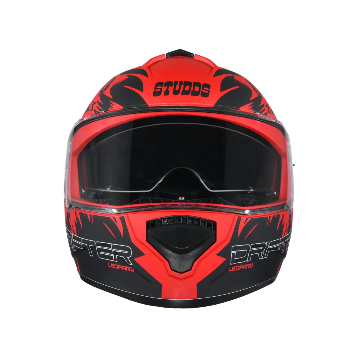 Studds Drifter D2 Full Face Helmet Leopard Glossy Red. 