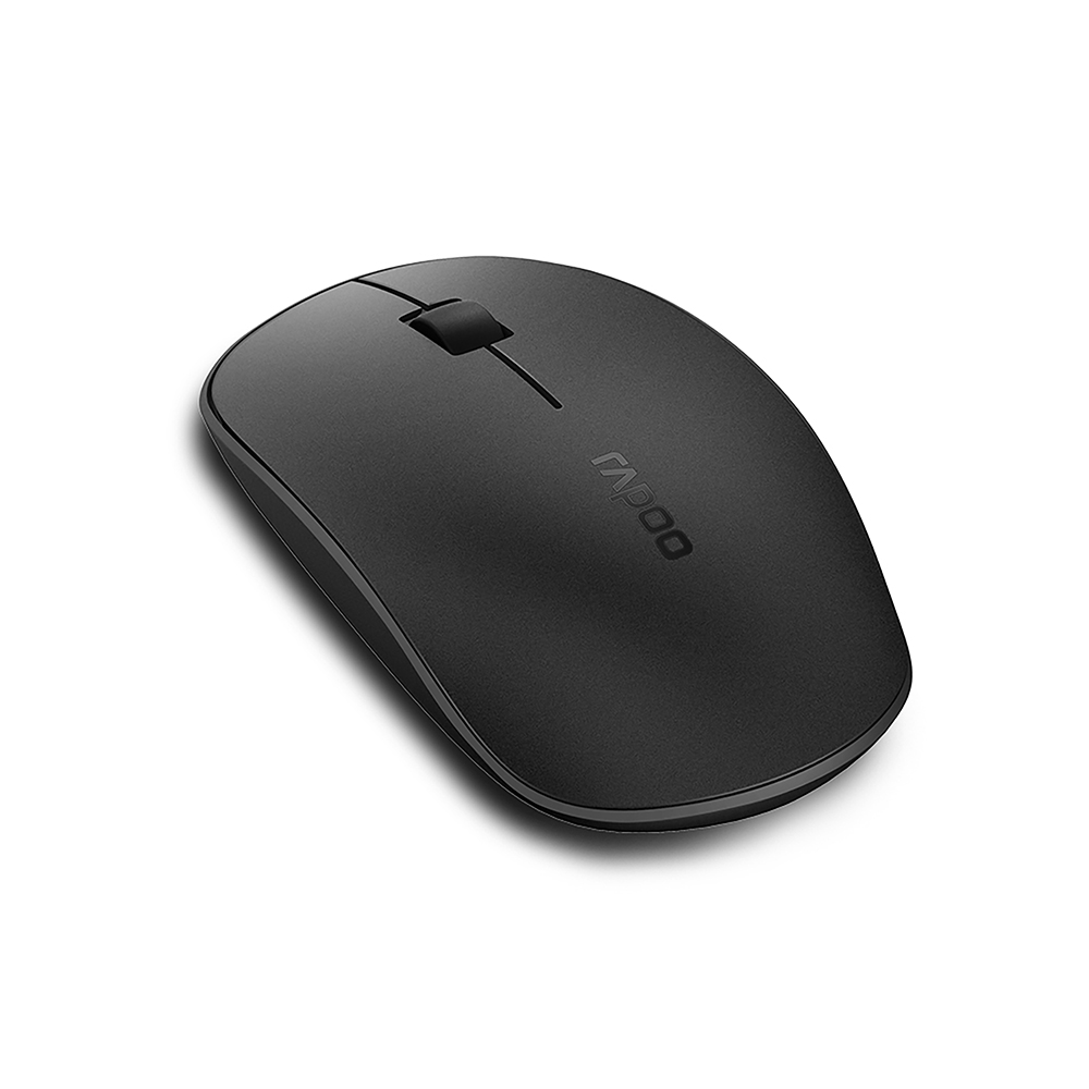 Rapoo M200 Silent Click Multi-mode Wireless Mouse Switch between Bluetooth 3.0, 4.0 and 2.4G 1300DPI tracking engine Up to 9 months battery life. 