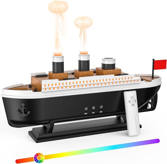 Aroma Diffuser Ship Cool Mist Humidifier with Remote Control Aroma Diffuser Humidifiers. 