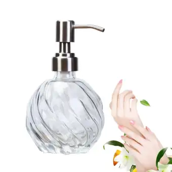 Goglor Retro Elegant Clear Glass 270ml Liquid Soap Dispenser