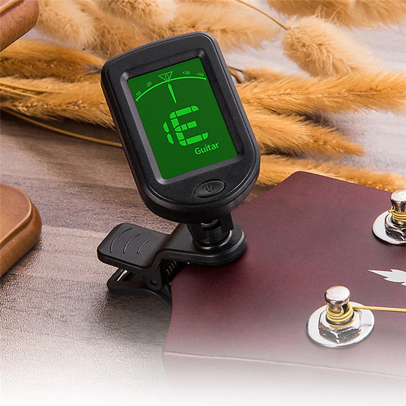 JAERBEE Folk Guitar Tuner Violin Guzheng Pipa Erhu Twelve Averaging Rhythms Tuner Stringed Musical Instrument Accessories. 