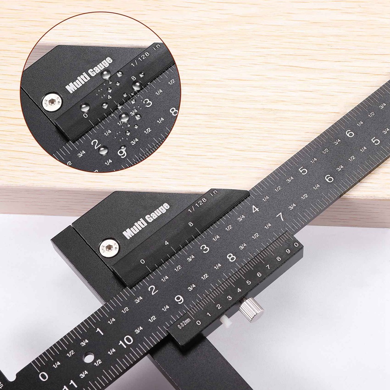 Multi Gauge Woodworking Multifunctional Ruler,Angle Woodworking Tools. 