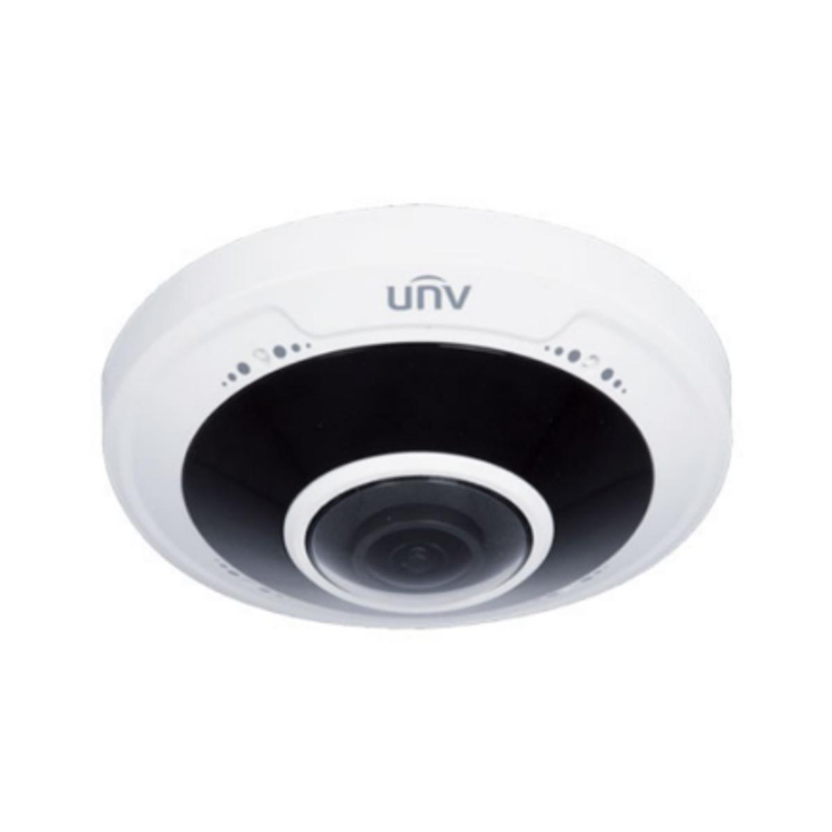 Uniview IPC815SR-DVPF14 5MP Fisheye 1.4mm Lens 10M IR Dome IP Security Camera