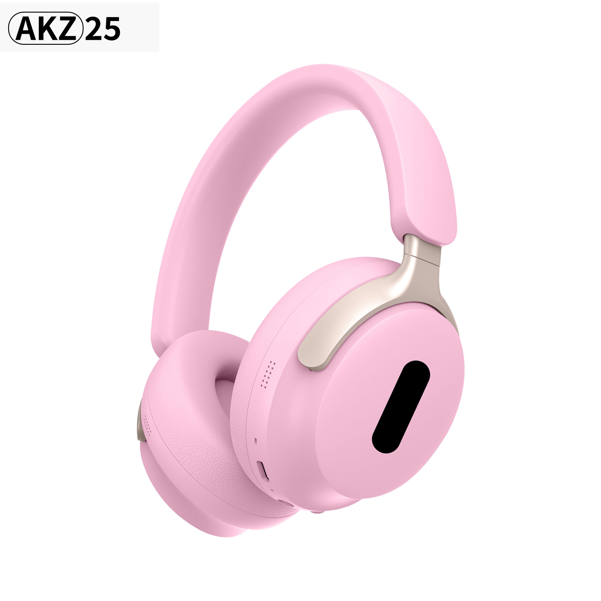 New cross-border headset wireless bluetooth headset Macaron color headset AKZ-25 card FM 2024. 