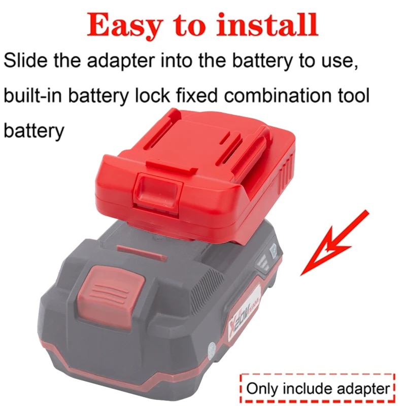 Battery Convertert For MAKITA Tools Compatible with for Lidl Parkside X20V Li-ion Battery Adapter (Without tools and battery). 