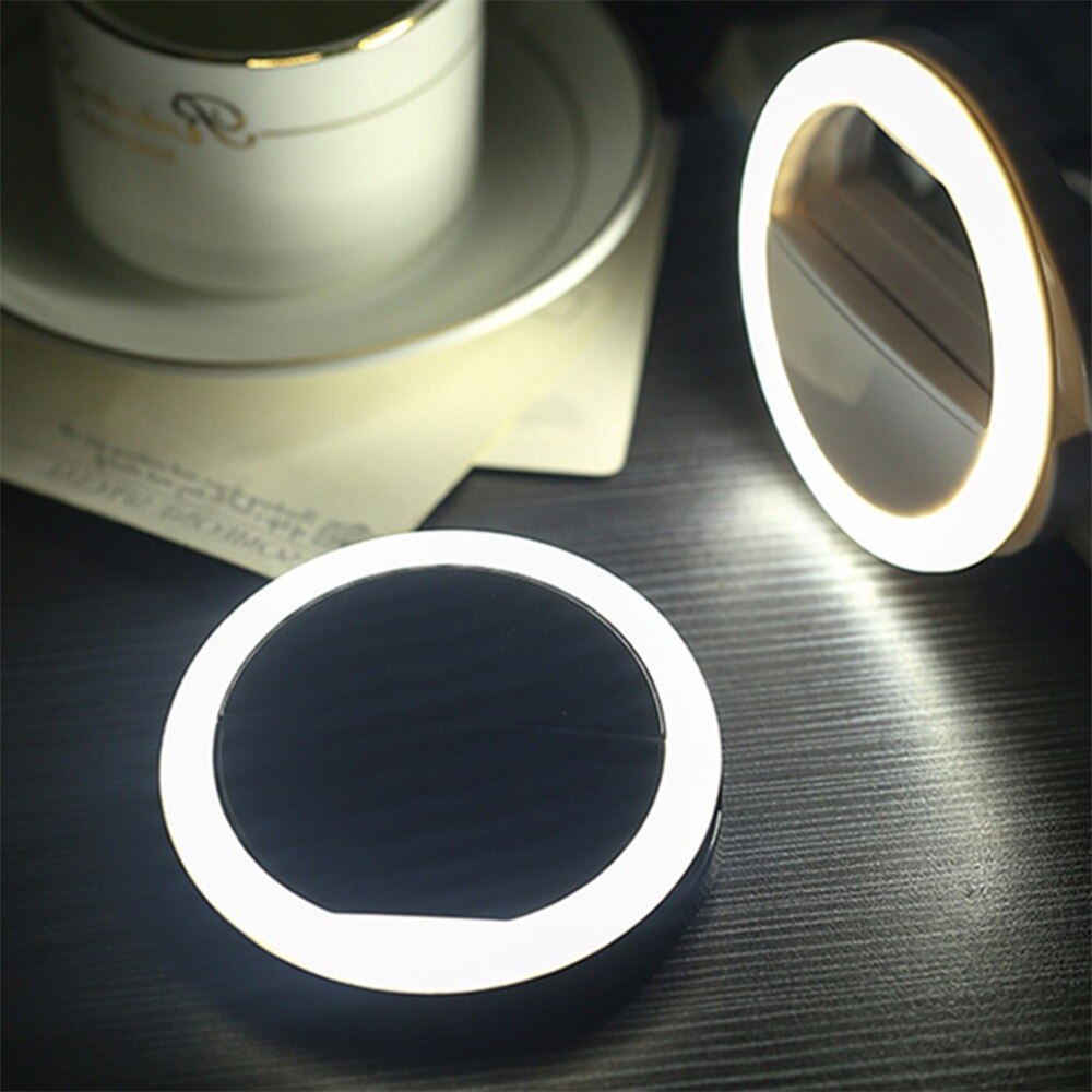 【VisioN Shop】Universal Selfie LED Ring Flash Light Portable Phone 36 LEDS Selfie Lamp Ring Clip For IPhone 6 8 7 Plus 11. 