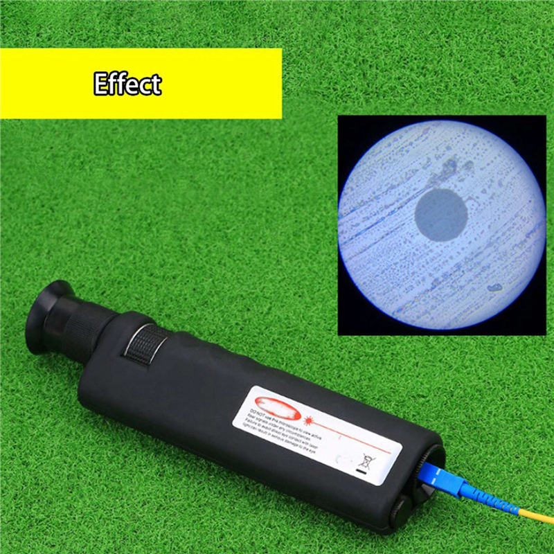 400X Magnification Optical Fiber Inspection Microscope with SC FC LC. 