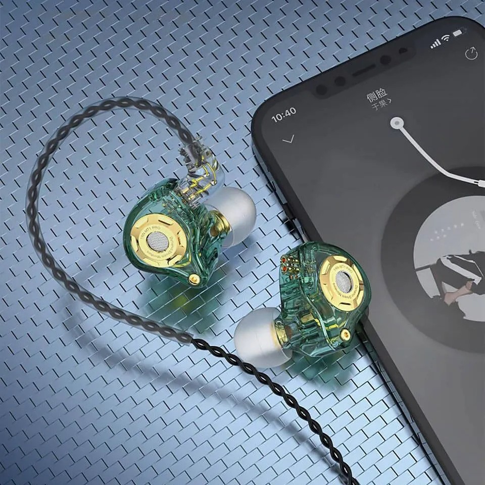 TRN MT1 Pro Professional Hi-Fi Dynamic In-Ear Earphone With Microphone. 