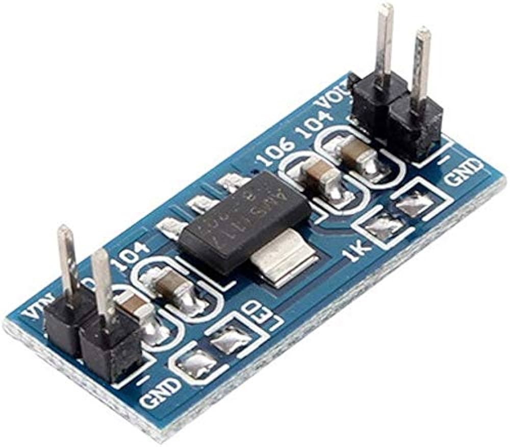 AMS1117 5V Module AMS1117 5V Power Supply Step Down Voltage Regulator Module Adapters 5V  AMS1117-5.0V Step Down Module AMS1117 Voltage Regulator Circuit