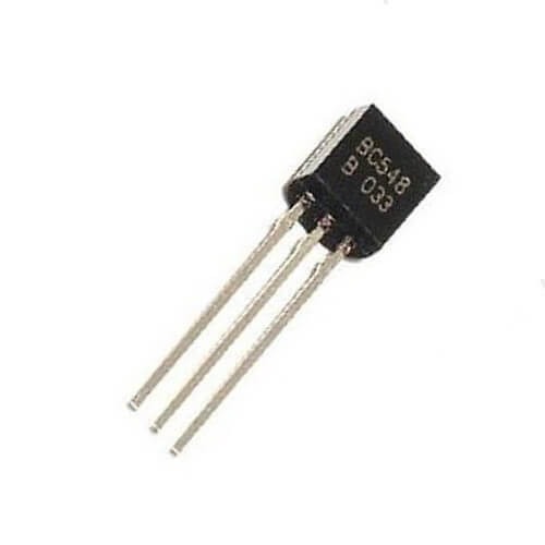 25Pcs- BC548B BC548 BC-548 BC 548 30V 100mA NPN 3 Pin Leads General Purpose Transistors BC 548 NPN 3 Pin TO-92 Package Bipolar Low Power Transistor. 