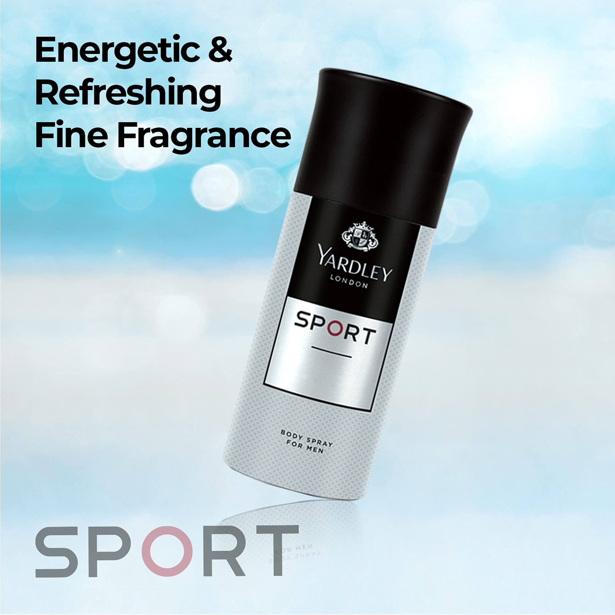 Yardley Sport Men Body Spray, Luxurious Unique Scent For Gents, Marine,  Musk And Amber, 150 ml : Amazon.ae: Beauty