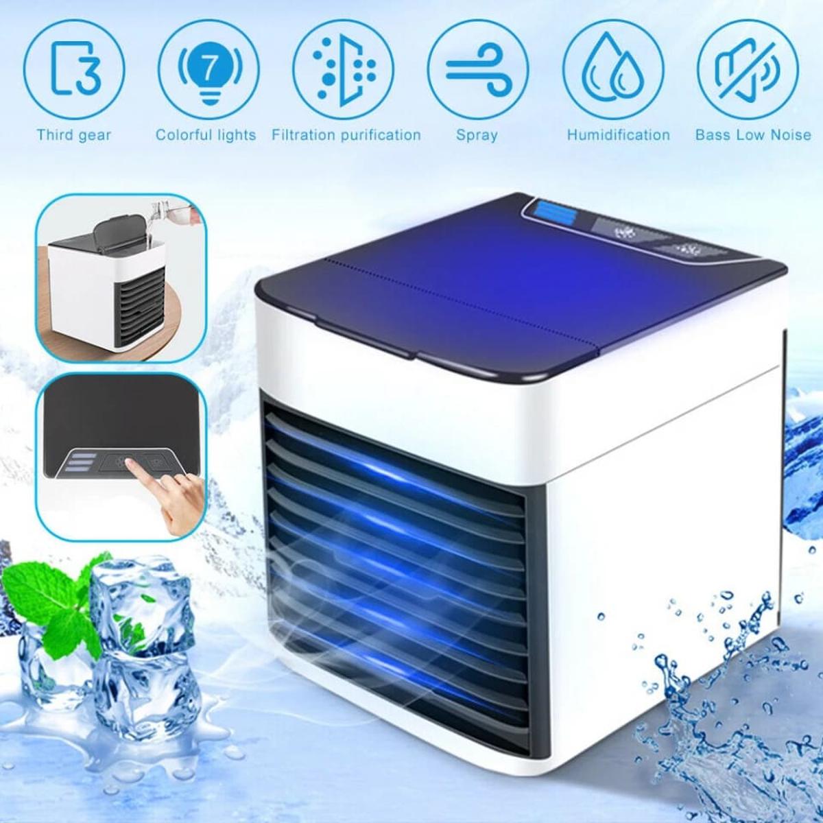 Portable Arctic air ultra portable air conditioning fan Mini Fan New Portable Air Cooler USB Mini Fan Desktop Fan