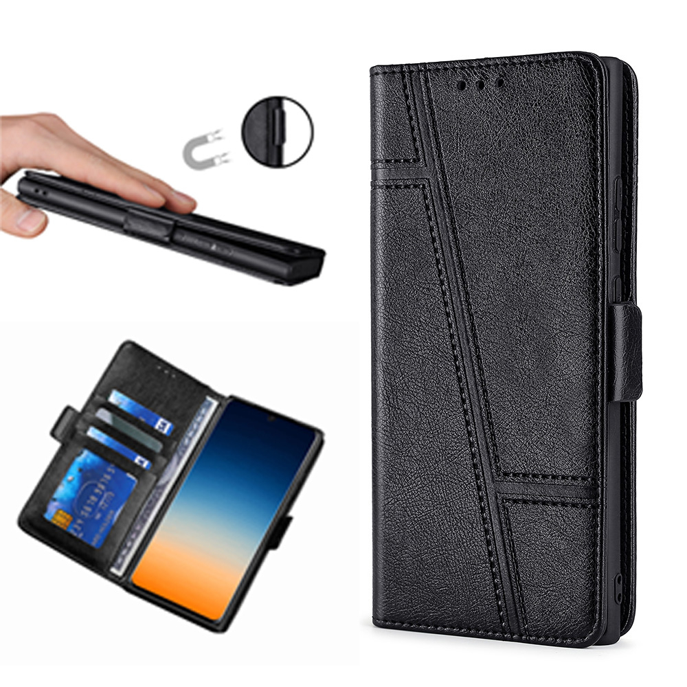 Case For  Samsung Galaxy A12  casing  Wallet Card Flip Leather Case Phone Case Side Buckle TPU Back Cover. 