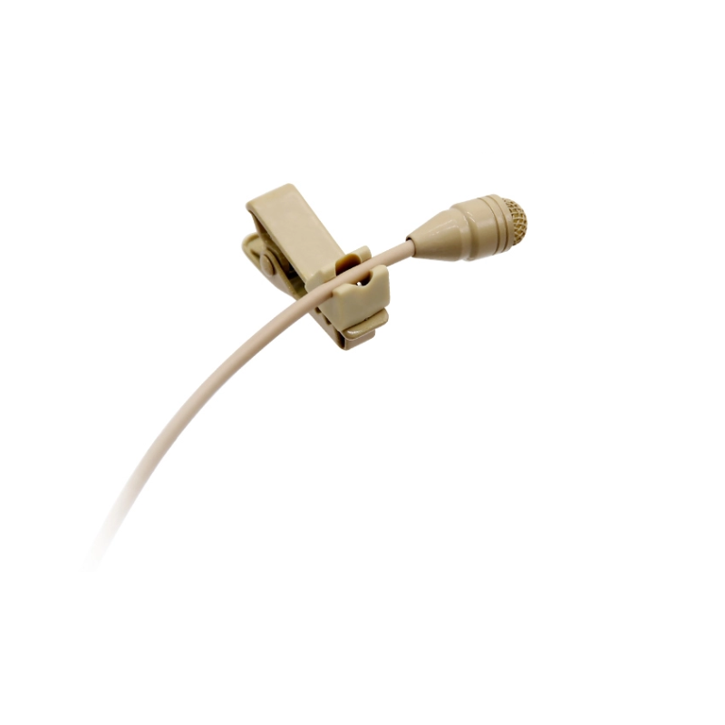 Bolymic Skin Tone Lapel lavalier tie clip Microphone for 5400 Wireless System with 3 Pins XLR. 