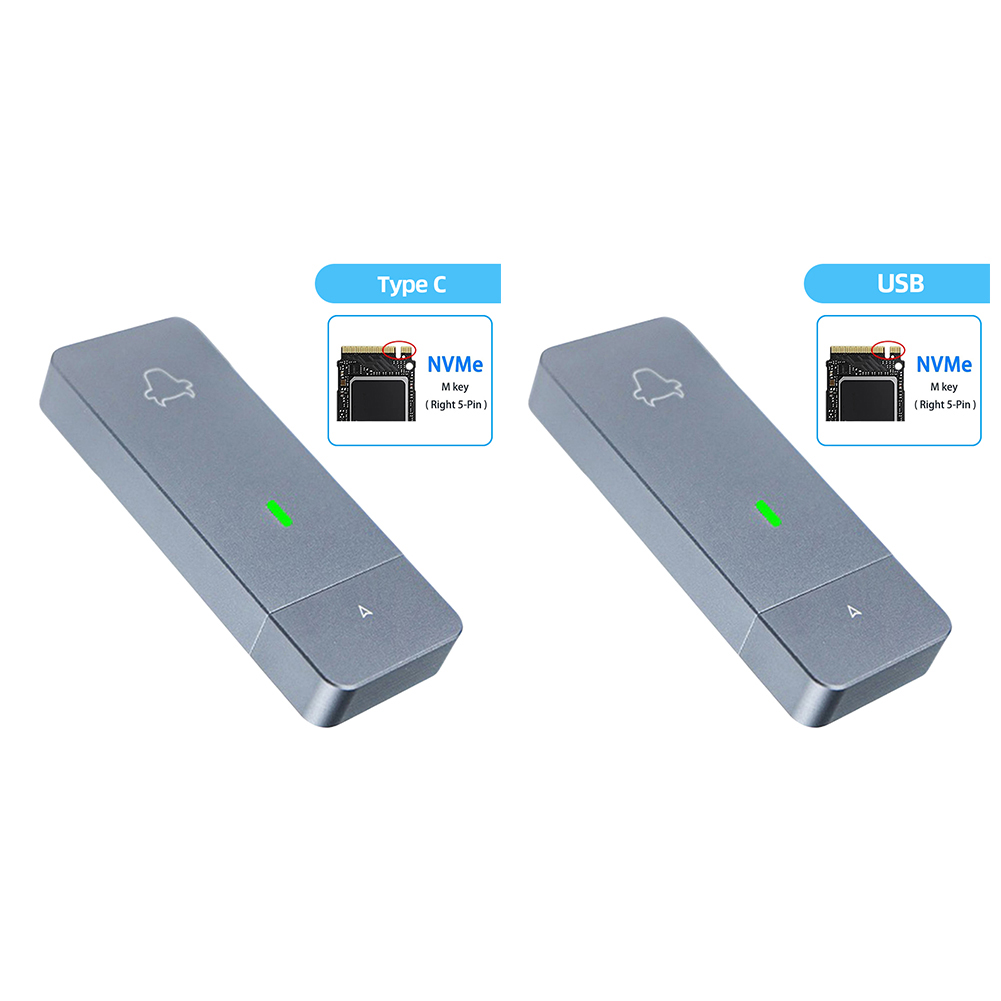M.2 NVMe 2230 SSD kasa adaptörü JMS583 taşınabilir SSD kutusu M.2 M anahtar katı hal sürücü durumda USB3.2 M2 USB tip-c için M2 2230 SSD. 