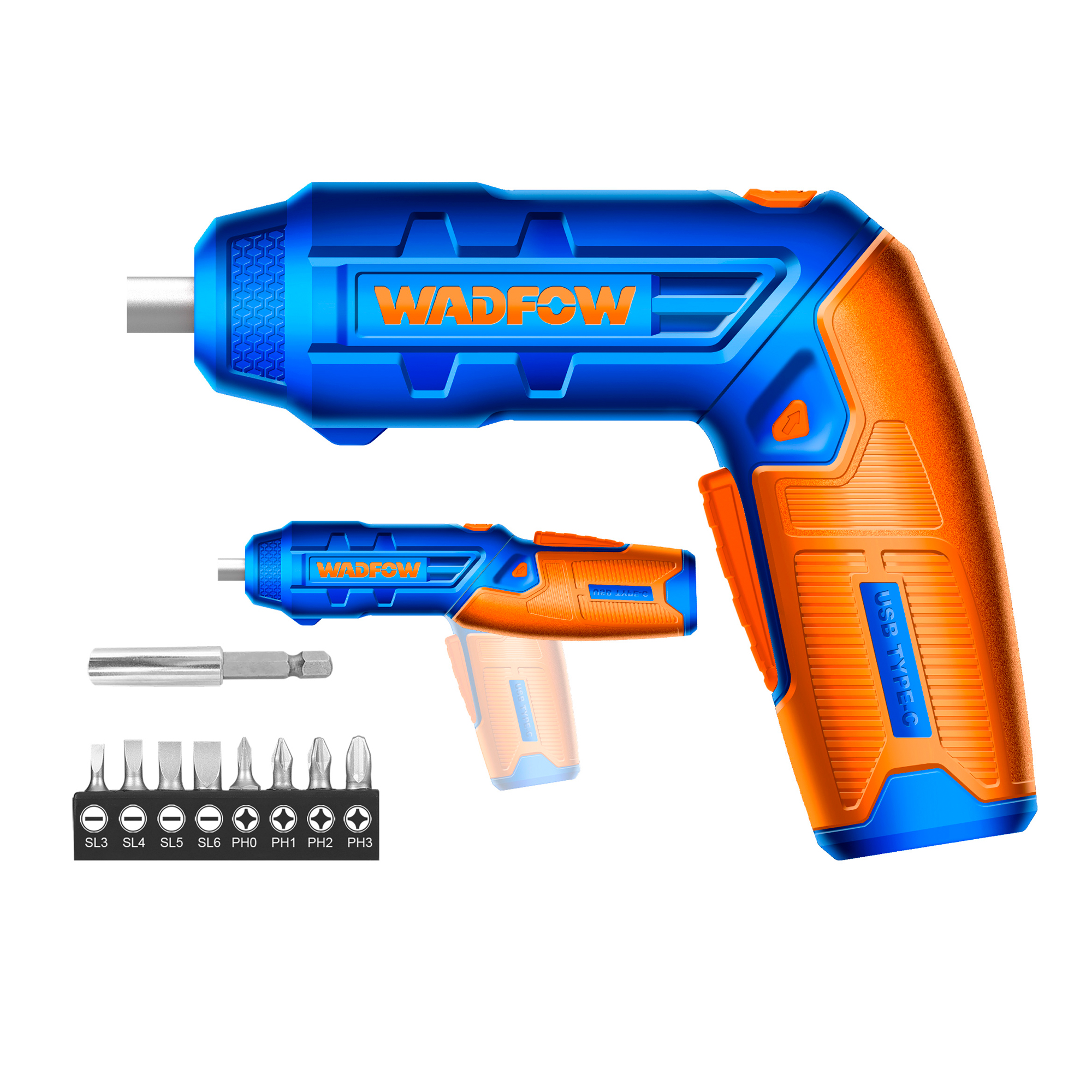 WADFOW Cordless Screwdriver,Rechargeable Power Drill Driver Set, 4N.m Max Torque, 240RPM, Srew Gun for Home Use, with Cr-V Drill Bits WCV4415. 