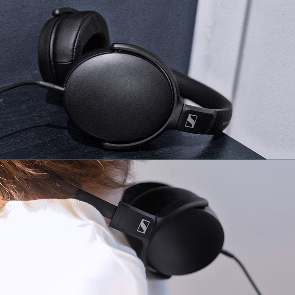 Sennheiser HD 400S Around-Ear Headphones Noise Isolation Earphone Stereo Music Foldable Sport Headset Deep Bass for Mobile Phone. 
