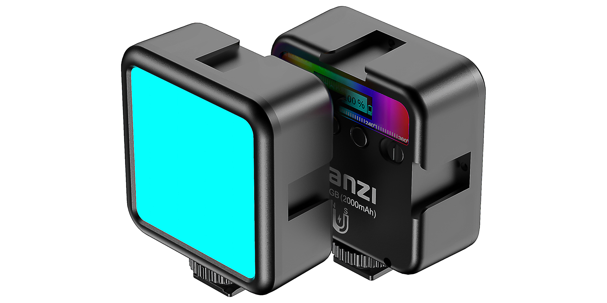 Ulanzi VL49 RGB LED Fill Light Mini Portable Multi-Function 2500K-9000K Pocket Camera Fill Light Live Photography Lighting. 