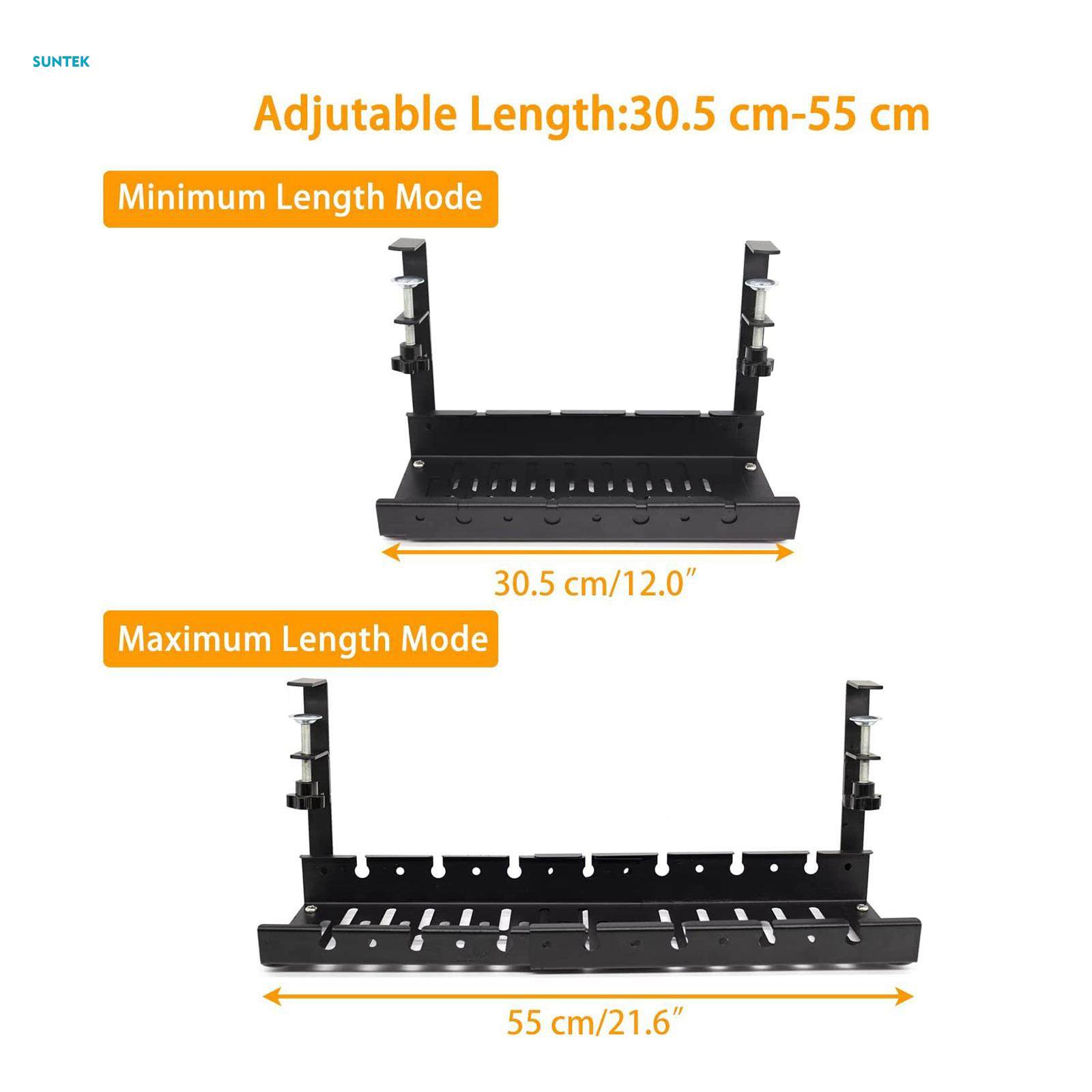 Wire Management under Desk Wire Patch Board Iron Computer Cable Rack Cable Management Tray for. 