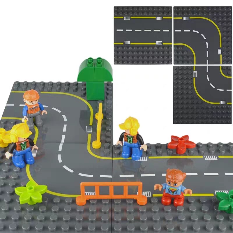 5 Styles Big Building Plastic BlocksPlates Base Figures Comptatible Large Bricks Foundation Baseplates Children Kids Toys Gifts. 
