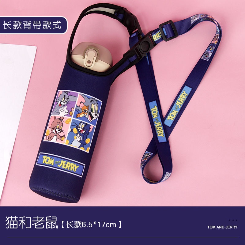 Water Bottle Bag with sling for Aquaflask / Hydroflask aquaflask Boot Protective Sleeve for Hydro Flask and Aquaflask Water Bottles hydro flask tumbler Cup cover cartoon portable thermal insulation. 
