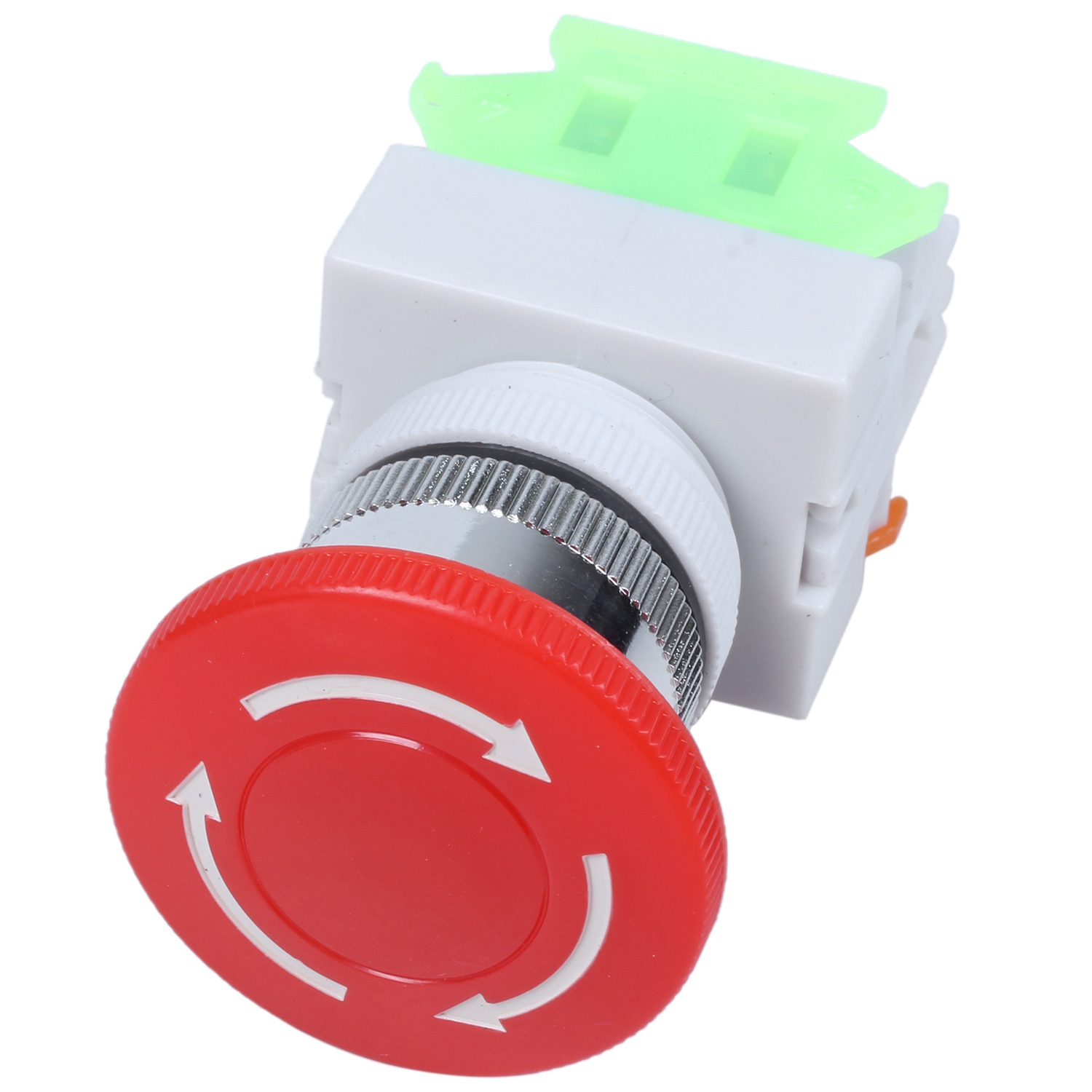 Red Mushroom Cap 1NO 1NC Emergency Stop Push Button Switch AC 660V 10A. 