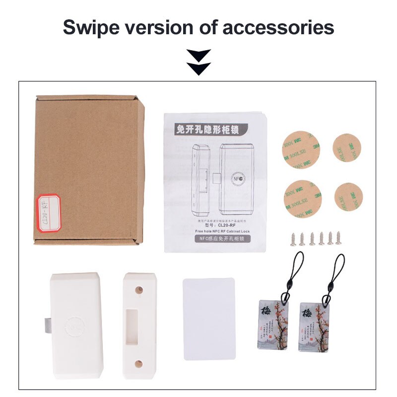 Keyless Cabinet Lock Tuya App Remote Control Bluetooth-compatible Smart Drawer Swtich Lock Security File Safe Security Home. 